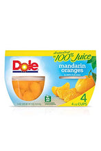Load image into Gallery viewer, Dole, Mandarin Oranges in Juice, 4 Ounce (Pack of 4)
