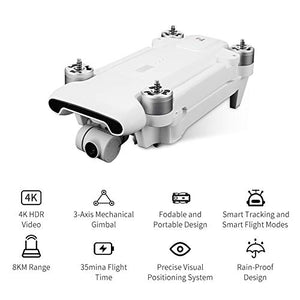 Xiaomi FIMI X8SE 2020 Foldable and Portable Desgin Drone 8km Range 35mins Flight Time 3X Digital Zoom Camera 4K HDR Video 3-Axis Mechanical Gimbal Rain-Proof Design FlyCam Quadcopter UAV with GPS