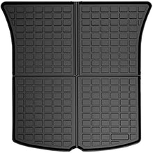 Load image into Gallery viewer, SUPER LINER Tesla Model Y 2020 2021 2022 2023 All Weather Floor Mats Front Rear Cargo Liner Mat, Waterproof Anti-Slip Floor Mat Custom Fit for Tesla, Heavy Duty Floor Mats &amp; Trunk Mat
