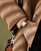 Load image into Gallery viewer, Lola Rose Women's Mother-of-Pearl Watch with Brown Leather Strap
