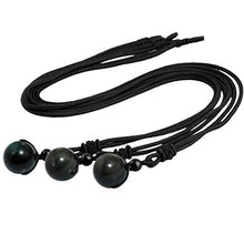 Load image into Gallery viewer, Nupuyai Round Polished Stone Necklace for Unisex, Healing Crystals Lucky Blessing Chakra Beads Stone Pendant for Women and Men Adjustable
