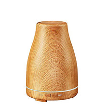 Load image into Gallery viewer, CWH&amp;WEN 120Ml Aroma Essential Oil Diffuser Portable Aromatherapy Cool Mist Humifidier with 7 Changing LED Lights, Timer Settings, Waterless Auto Shut Off,Brown
