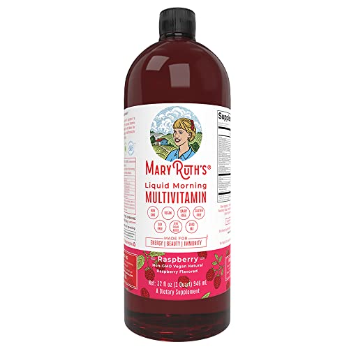 Multivitamin | Multivitamin for Women, Men & Kids | Liquid Vitamins for Adults & Kids | Immune Support Supplement | Energy Support | Beauty Booster | Vegan | Non-GMO | Gluten Free | 32 Servings
