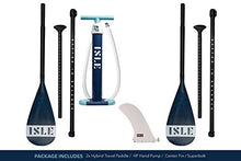 Load image into Gallery viewer, ISLE Megalodon Inflatable Stand Up Paddle Board &amp; iSUP Bundle Accessory Pack — Up to 1,050 lbs Capacity — Durable, Lightweight with Stable Stance — 15' L x 56" W x 8" Thick
