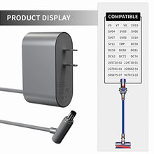 Load image into Gallery viewer, Charger for Dyson V6 V7 V8 DC58 DC59 DC61 DC62 SV04 SV05 SV06 ord Free-Handhelds Stick Vacuum Power Supply Cord Charger, Model# 205720-02, Output: 26.10V - 780mA
