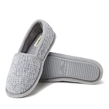 Load image into Gallery viewer, Dearfoams Women's Chenille A-Line Slipper, Sleet, Large
