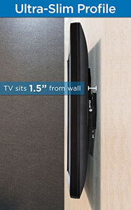 Mount-It! Low-Profile Tilting TV Mount | Flush Mount TV Bracket Wide | Ultra-Thin TV Mount with Tilt for 42-70 in. Screen TVs | VESA Compatibility up to 850x450 | 220 lbs. Capacity