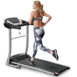 EAHOME Folding Treadmill Electric Treadmill Motorized Running Machine Easy Assembly Electric Treadmills for Home, 12 Programs with Speakers