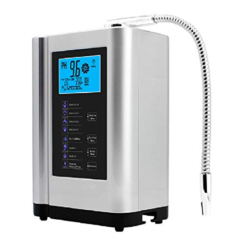 AQUALKA Water Ionizer & Purifier Machine AQU PH 3.5-10.5 Alkaline Acid / 7 Water Settings Up to / -500mV ORP/ 6000 Liters Per Filter/Auto-Cleaning-Better Water Better Life