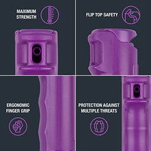 Load image into Gallery viewer, SABRE Self Defense Kit With Pepper Spray And Stun Gun Flashlight, 25 Bursts of Max Police Strength OC Spray, 10-Foot Range, Painful 1.60 µC Charge, 120 Lumens, Rechargeable, Safety Switch, Holster
