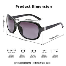 Load image into Gallery viewer, Madison Avenue 2 Pack Classic Vintage Sunglasses for Women, Fashion Sun Glasses with UV400 Protection
