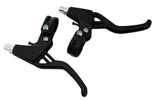 Load image into Gallery viewer, Bicycle BicycleStore 1 Pair Universal Aluminum Alloy Brake Handle Mountain Road Bike Brake Lever Diameter 22mm(Black)
