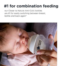 Load image into Gallery viewer, Tommee Tippee Closer To Nature Baby Bottles Slow Flow Breast-Like Nipple With Anti-Colic Valve (9oz, 4 Count)
