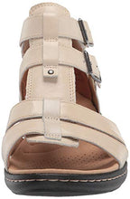 Load image into Gallery viewer, Clarks Women's Laurieann Remi Flat Sandal, Ivory Nubuck, 11
