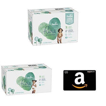 Load image into Gallery viewer, Size 5, 132 Count - Pampers Pure Disposable Baby Diapers,   with Size 6, 108 Count - Pampers Pure Disposable Baby Diapers,   and Amazon.com $20 Gift Card in a Greeting Card (Madonna with Child Design)
