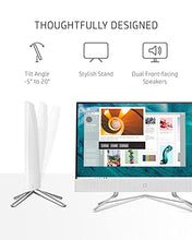 Load image into Gallery viewer, HP 22 All-in-One PC, AMD Athlon Gold 3150U Processor, 4 GB RAM, 256 GB SSD, Full HD IPS 21.5-inch Anti-glare Display, Windows 10 Home, USB Mouse and Keyboard (22-df0022, 2020)
