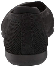 Load image into Gallery viewer, Clarks womens Carly Wish Ballet Flat, Black Knit, 7 Wide US
