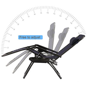Zero Gravity Chairs Set of 2 with Pillow and Patio Outdoor Adjustable Dining Reclining Folding Chairs for Deck Patio Beach Yard