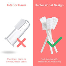 Load image into Gallery viewer, 48PCS Baby Toothbrush, Newborn Baby Tongue Cleaner Toothbrush Clean Baby Gums Disposable Tongue Cleaner Soft Gauze Toothbrush Infant Oral Cleaning Stick Dental Care for 0-36 Months Baby
