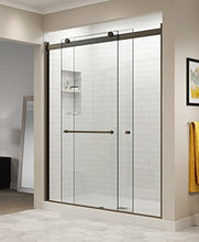 Load image into Gallery viewer, Basco Shower Door RTLA05B6070CLOR Rotolo Sliding Shower Door, Oil Rubbed Bronze, 56-60 in. Wide x 70 in. high, Clear
