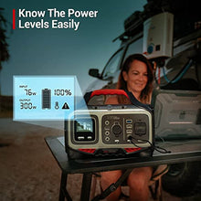 Load image into Gallery viewer, ROCKPALS 300W Portable Power Station, 280wh (78000mAh) Solar Generator with 110V Pure Sine Wave AC Outlet, USB-C PD Input/Output, QC 3.0, CPAP Backup Lithium Battery for Outdoor Camping Emergency
