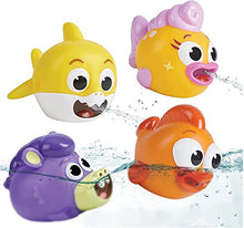 Load image into Gallery viewer, Baby Shark Bath Squirt Toy 4-Pack Big Show!

