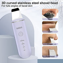 Load image into Gallery viewer, GUGUG Skin Scrubber Skin Spatula, Blackhead Remover with 4 Modes, Facial Scrubber Spatula
