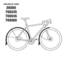 Load image into Gallery viewer, Blackburn Central Full-Fender Bike Set 29" x 2.35" / 700c x 60mm, Black
