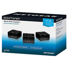 Load image into Gallery viewer, Netgear Nighthawk Whole Home Mesh WiFi 6 System, 3-Pack (Renewed), BLK
