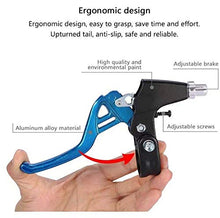 Load image into Gallery viewer, 1 Pair Bicycle Brake Lever, V-Brake Handlebar Aluminium Alloy Bike Brake Handle Universal 2.2cm for Most Bicycle, Road Bike, Mountain Bike (Blue)
