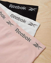Load image into Gallery viewer, Reebok Women’s Underwear – Long Leg Seamless Slip Short Boyshort (3 pack), Lotus/White/Black, Medium
