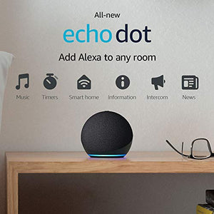 All-new Echo Dot (4th Gen) | Smart speaker with Alexa | Charcoal