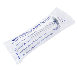 3 Pack 150ml Syringes, Large Plastic Garden Syringe for Scientific Labs, Watering, Refilling