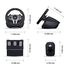 Load image into Gallery viewer, PC Steering Wheel, PXN V9 Racing Wheel 270/900° Car Sim Driving, Gaming Steering Wheel with Racing Paddle Shifters,3-pedal Pedals and Gear Lever Bundle for Xbox Series X|S, PS3, PC,Xbox One,Switch
