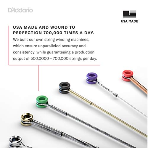 Load image into Gallery viewer, D’Addario EJ16-3D Phosphor Bronze Acoustic Guitar Strings, Light Tension – Corrosion-Resistant Phosphor Bronze, Offers a Warm, Bright and Well-Balanced Acoustic Tone – Pack of 3 Sets