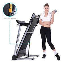 Load image into Gallery viewer, MaxKare Electric Treadmill Foldable Running Machine 8.5 MPH Max Speed &amp; 15 Pre-Set Programs Easy Assembly with Adjustable Display Panel 3-Level Manual Incline Convenient Tablet Stand for Home Use
