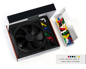 Noctua NF-A14 PWM chromax.Black.swap, Premium Quiet Fan, 4-Pin (140mm, Black)
