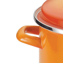 Load image into Gallery viewer, Rachael Ray Enamel on Steel Stock Pot/Stockpot with Lid - 12 Quart, Orange
