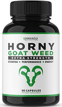 Load image into Gallery viewer, Extra Strength Horny Goat Weed Extract with Muira Puama, Maca Root, L Arginine, Tribulus - for Men &amp; Women - All Natural Energy Boost (60 Count)
