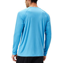 Load image into Gallery viewer, NAVISKIN Men's Sun Protection UPF 50+ UV Outdoor Long Sleeve Shirts Blue Size M
