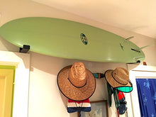 Load image into Gallery viewer, StoreYourBoard Naked Surf, The Original Minimalist Surfboard Wall Rack, Display Rack, Black
