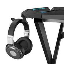 Load image into Gallery viewer, EUREKA ERGONOMIC Metal Gaming Accessories Bundle: Cup Holder, Headset Hook &amp; Controller Game Rack (S, Black)
