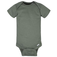 Load image into Gallery viewer, Gerber Baby Boys&#39; 8-Pack Short Sleeve Onesies Bodysuits, Tiger Green, Newborn
