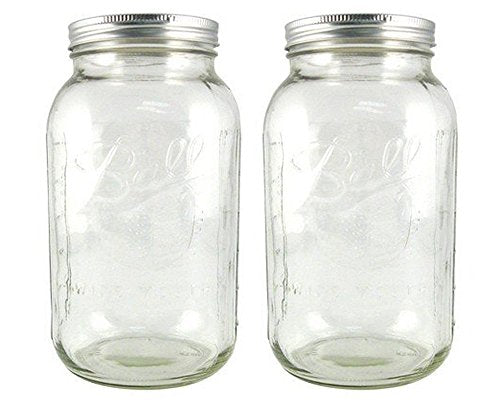 Ball Half-Gallon Jars, Wide Mouth, Set of 2