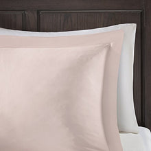 Load image into Gallery viewer, Madison Park Sarasota All Season Microcell Down Alternative Box Quilted Comforter Mini Set, Full/Queen, Blush
