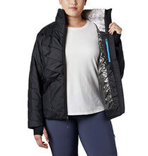 Load image into Gallery viewer, Columbia Women&#39;s Kaleidaslope II Jacket, Black, 2X
