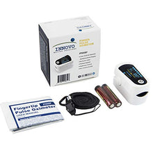 Load image into Gallery viewer, Innovo Premium iP900BP Fingertip Pulse Oximeter Blood Oxygen Monitor with Plethysmograph and Perfusion Index
