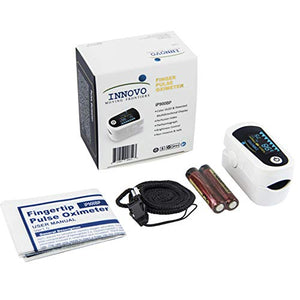 Innovo Premium iP900BP Fingertip Pulse Oximeter Blood Oxygen Monitor with Plethysmograph and Perfusion Index