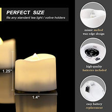 Load image into Gallery viewer, 48pcs Battery Tea Lights &amp; 24pcs Candle Holder Set, Idea for Table Centerpiece,Wedding,Holiday,Home Decor
