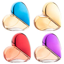 Load image into Gallery viewer, Girls Perfume Body Mist Fragrance Gift Set - Recommended for Young Girls, Tweens and Pre-Teens - 4 Heart Shape Bottles - CRUSH Fashion Collection
